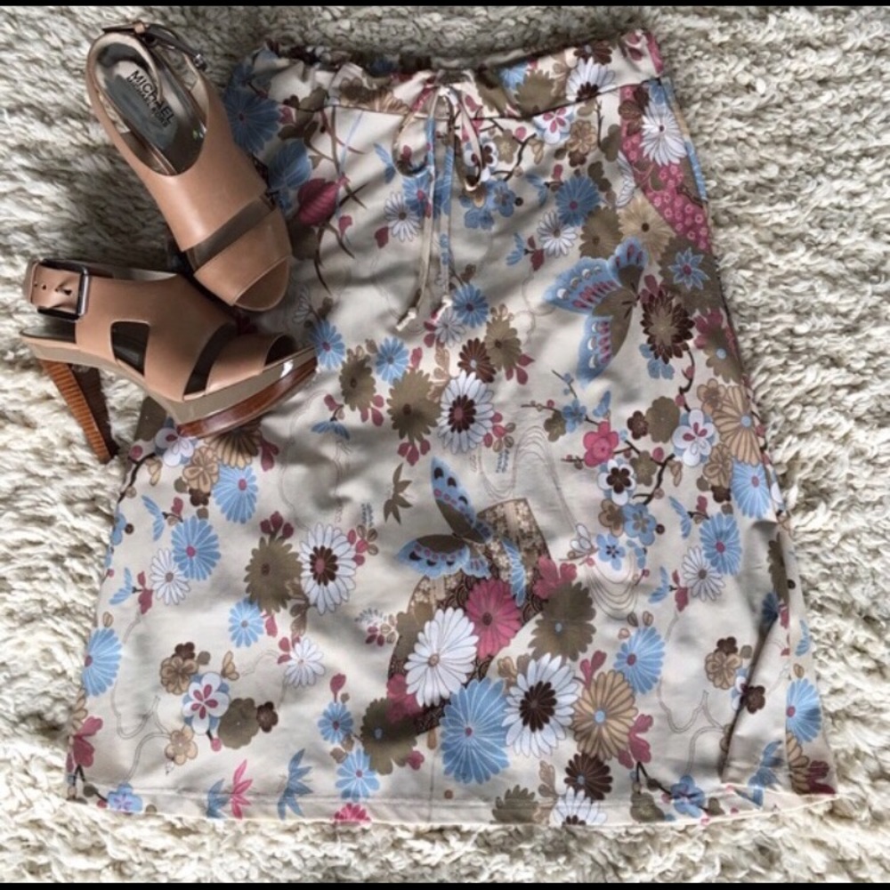 Pretty pastel flower skirt